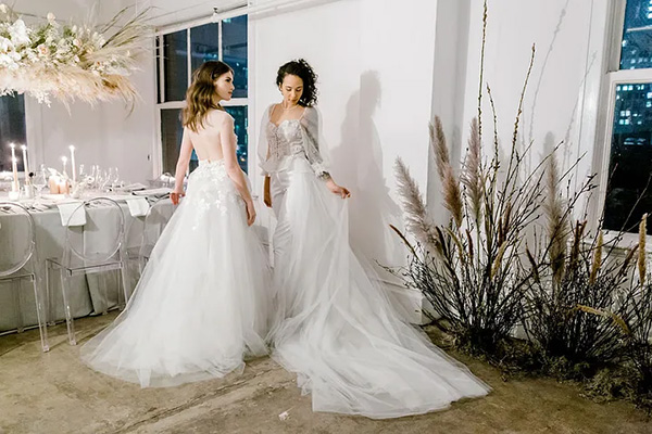 OUMA- the Vancouver bridal couture taking on the typical cliche of bridal dresses