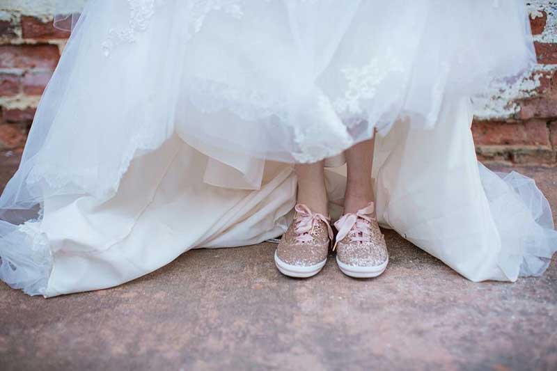 Bridal sneakers store kate spade