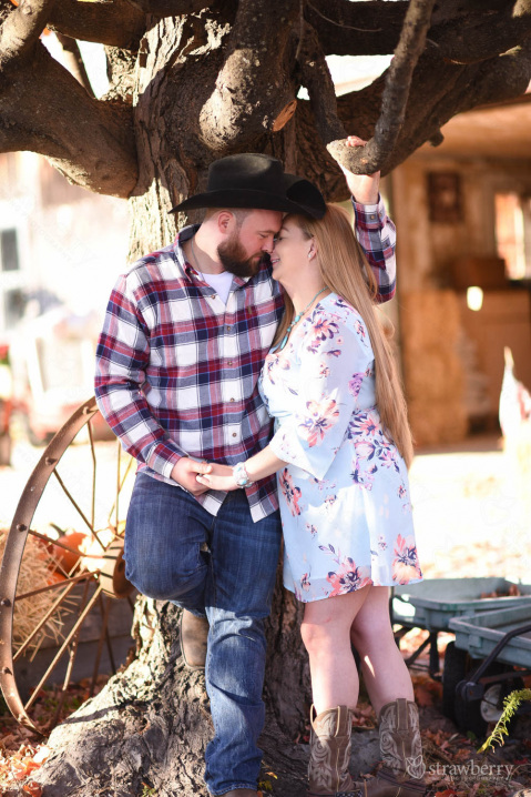 engaged-couple-on-sorrelwood-farms-2