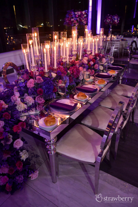 violet-wedding-table-with-glass-candleholders